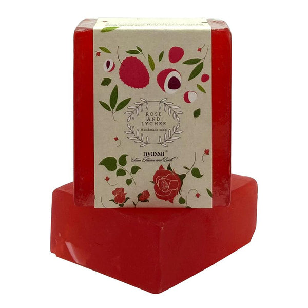 Rose and Lychee Handmade Soap - Nyassa