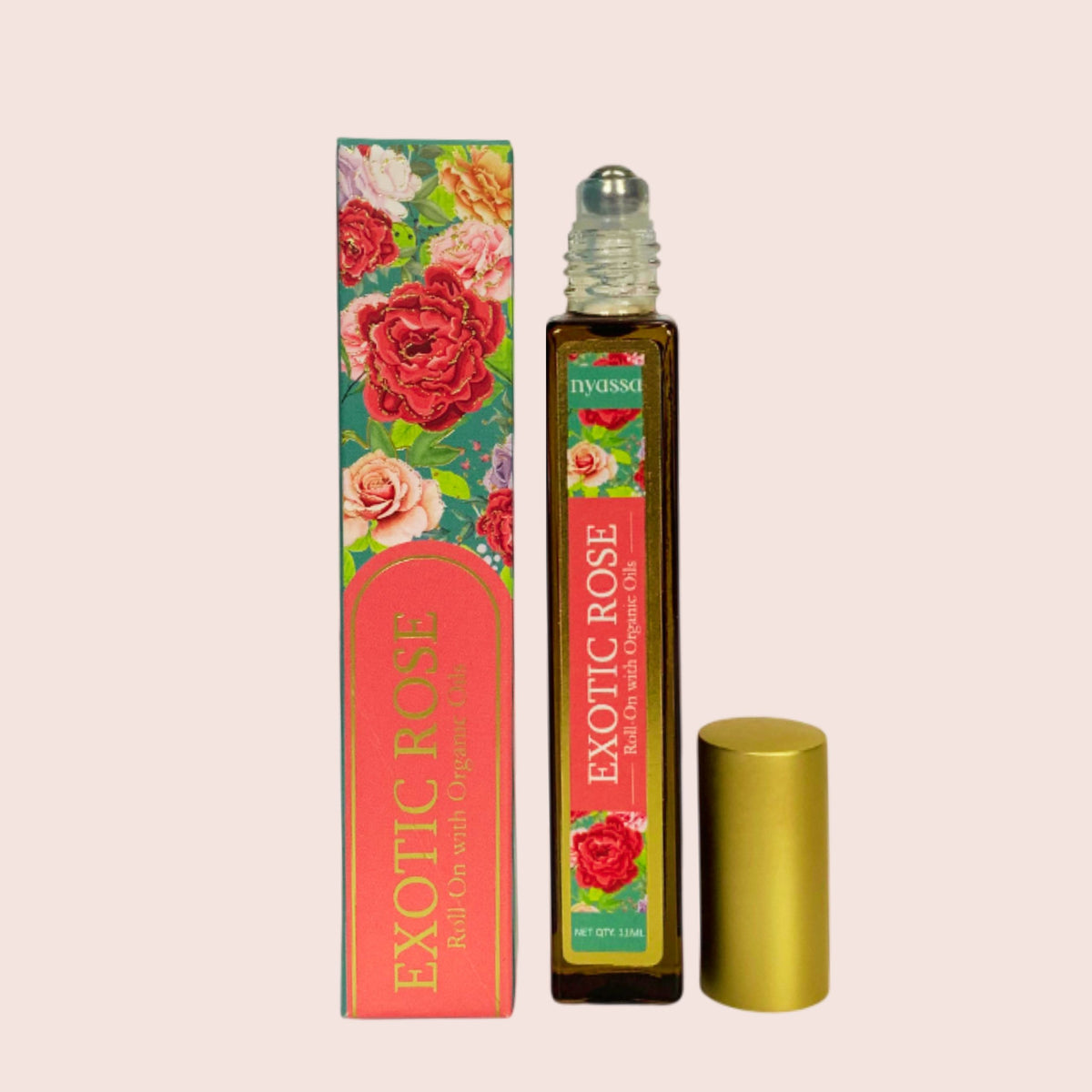 Exotic Rose Roll On with Organic Oils | Organics Cold Pressed