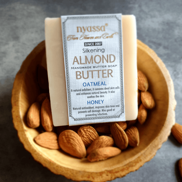 Almond Butter Handmade Soap 150 gm - Nyassa