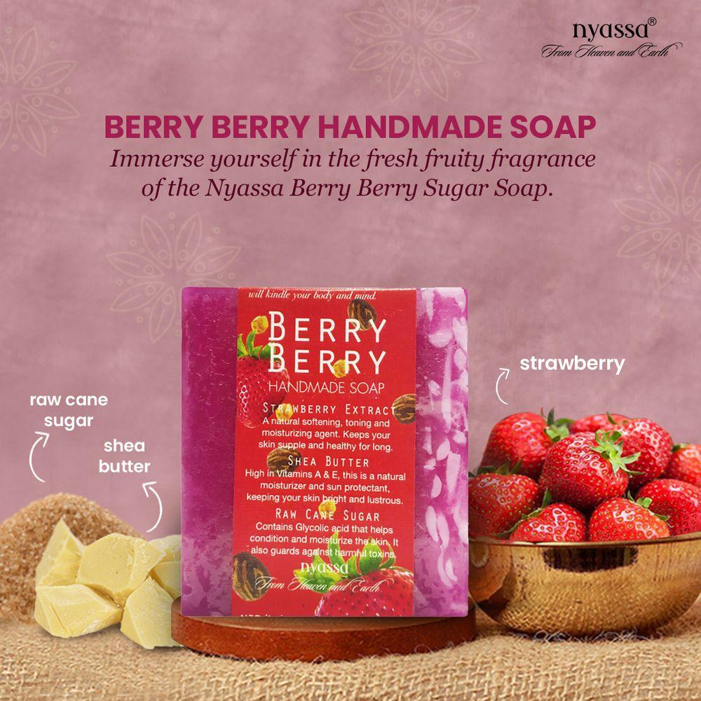 Berry Berry Handmade Soap 150gm - Nyassa