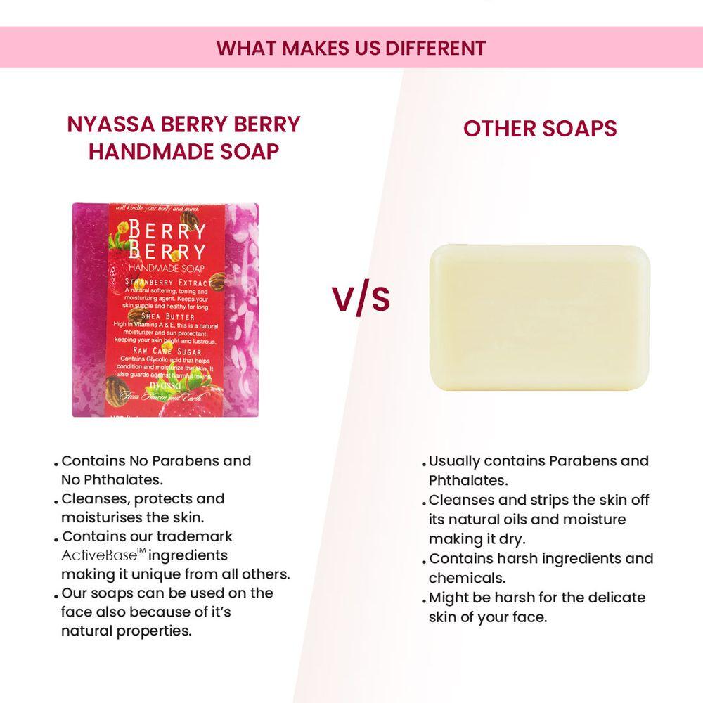 Berry Berry Handmade Soap 150gm - Nyassa