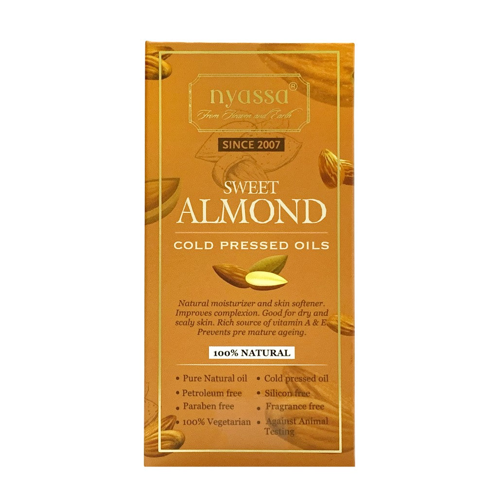 Sweet Almond Cold Pressed Oil 100 ML - Nyassa