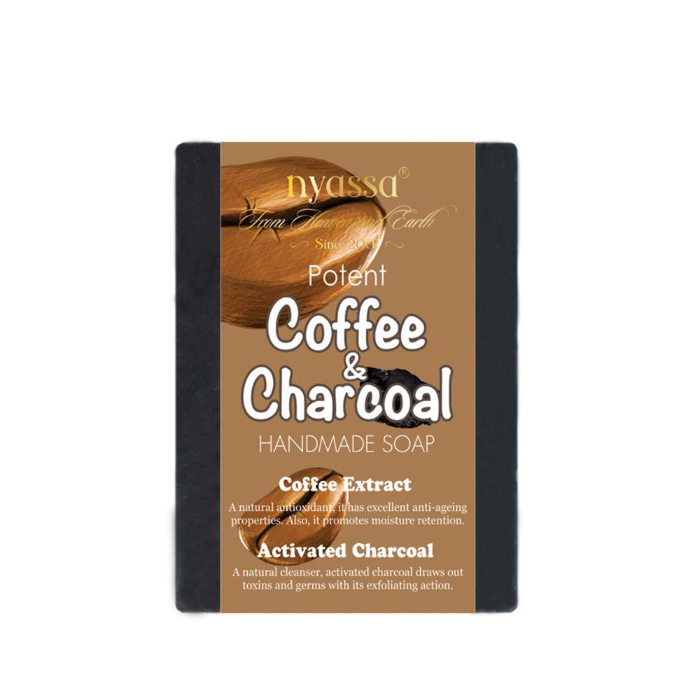 Coffee and Charcoal Handmade soap 150gm - Nyassa