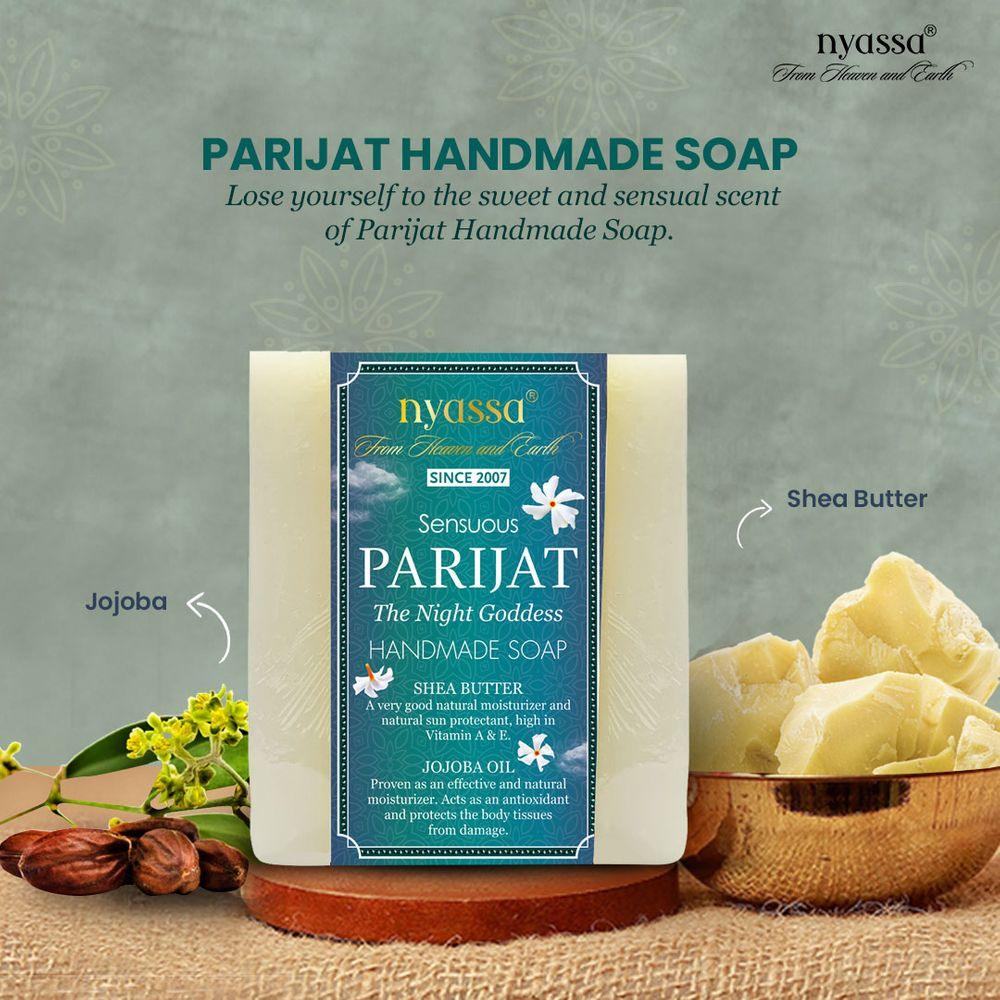 Parijat Night Blooming Jasmine Handmade Soap 150gm - Nyassa