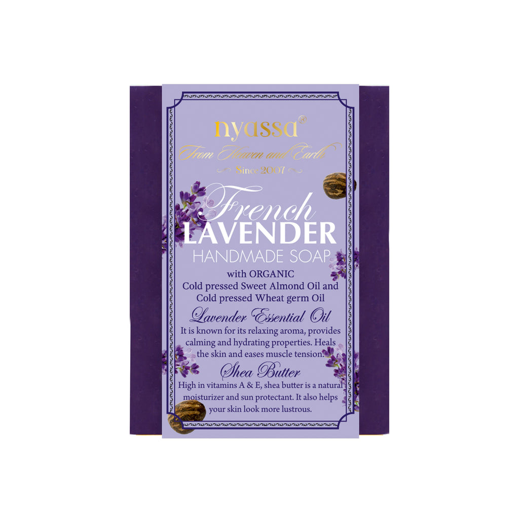 French Lavender Handmade Soap 150gm - Nyassa