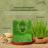 Asian Lemongrass Handmade Loofah Soap 150 gm - Nyassa