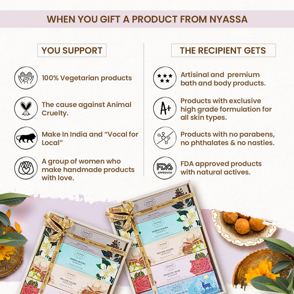 Set Of 5 Incense Stick Gift Set - Nyassa