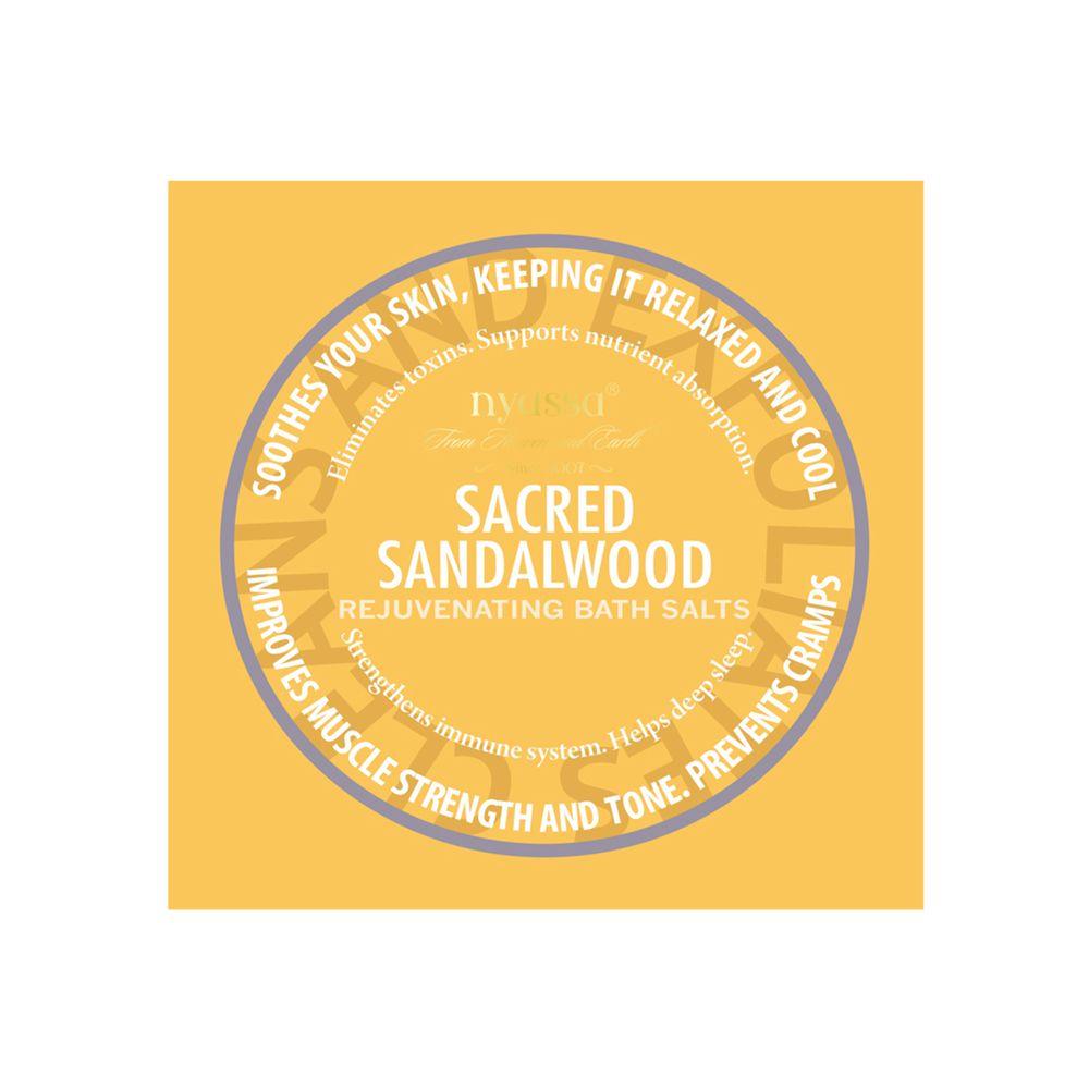 Sacred Sandalwood Bath Salt 220 GM - Nyassa