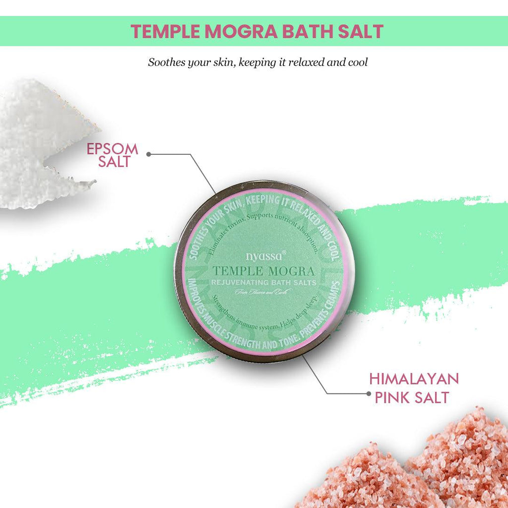 Temple Mogra with Himalayan pink salt 220gm - Nyassa